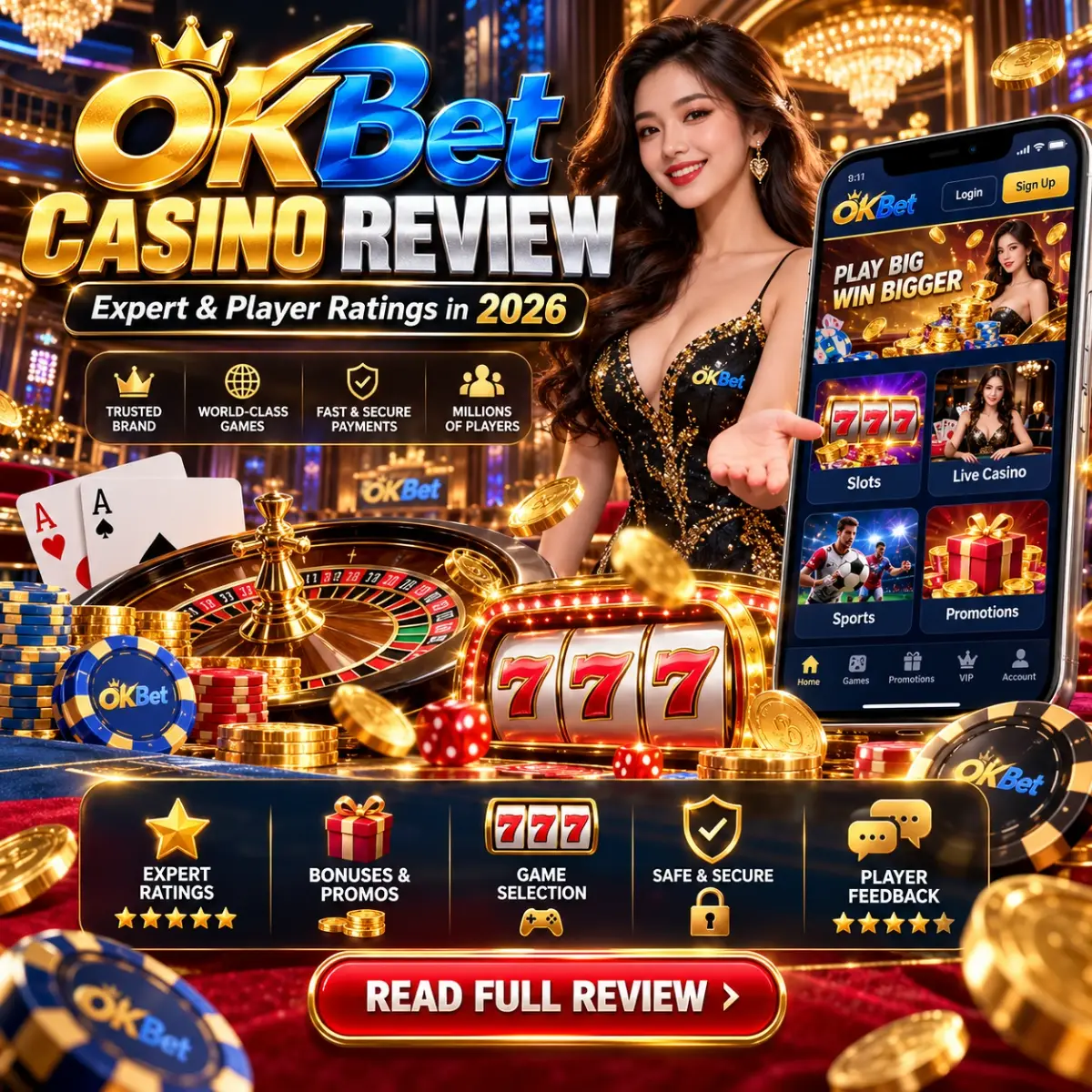 OKBet Casino Review – Expert & Player Ratings in 2026